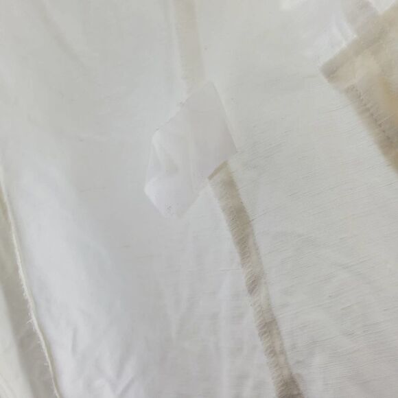 UNITED COLORS OF BENETTON womens white linen 4 pocket double button jacket - Picture 5 of 5